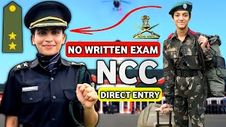 NCC Direct Entry to Indian Army  Eligibility  Qualification  Selection Process  Training [upl. by Gorski]