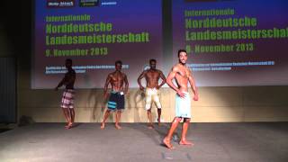 Men Physique I  DBFV Norddeutsche Meisterschaft 2013 [upl. by Cornelie]