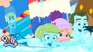 Polly Pocket Full Episodes Polly Accidentally Freezes The Family 🥶  30 Minutes  Kids Movies [upl. by Ecitnirp]