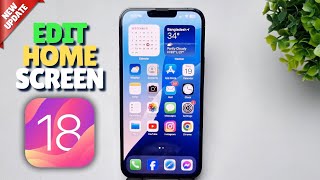 iOS 18 How To Customize Home Screen on iPhone [upl. by Frierson346]