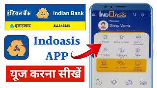 Indoasis app indian bank kaise use kare 2023  indian bank mobile banking  indian bank [upl. by Ecneret]