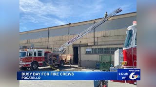 Pocatello Fire Department Had a Busy Day [upl. by Sirtemed708]