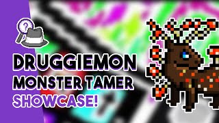 Druggiemon A DANK GBC Inspired Monster Taming JRPG  Monster Tamer Showcase [upl. by Arraeit]