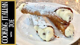 Worlds Best Homemade Cannolis  Cooking Italian with Joe [upl. by Schwitzer684]