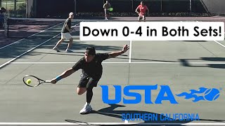 USTA 40 Mens Doubles Fall 2024 Match 1 Down 04 in Both Sets [upl. by O'Mahony616]