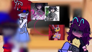 tadc react to jaxs past as kokichi ouma  tdac x drv3 crossover  my au my idea  no ships [upl. by Yart763]