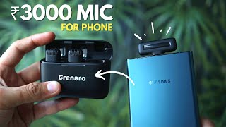 Rs3000 Wireless Mic for Mobile  Best Budget Microphone for YouTube [upl. by Eitak759]