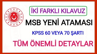 YENİ İKİ ATAMA KARARI✅MSB İKİ FARKLI PERSONEL ATAMASI✅ SÖZLEŞMELİ ER VE SUBAY ALIMI BAŞVURU DETAYI✅ [upl. by Bathilda]