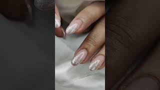 Glitter nails 💅simplenailartdesignsathome youtubeshorts viralvideo youtubeshortsnew [upl. by Teiv]