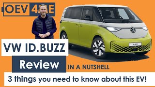 Electric VW IDBUZZ review 3 things you need to know about this EV  OEV4ME [upl. by Brenk]