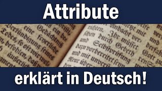 Attribute einfach erklärt  Arten [upl. by Limann]