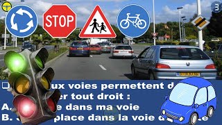 Code de la route 2022 Série 7 😘 permis de conduire  tests renforcés  test gratuit 😘 [upl. by Aiuqenehs]