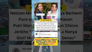 NETIZEN MINTA DENSU SUPAYA BERHENTI PURAPURA TIDAK TAU ALASAN PUTRIMARINO NIKAH DENGAN CHICCO [upl. by Arodoet]