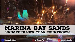 New Year CountDown Singapore 2019  Star Island 2019  The Float  Marina Bay Sands [upl. by Inan]