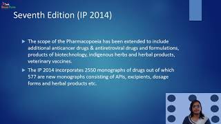 Introduction to Pharmacopoeias [upl. by Ocsecnarf]