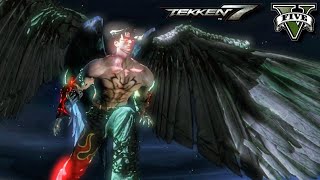 GTA 5 MODS  DEVIL JIN MOD WITH POWERS amp WINGS [upl. by Ginsburg]