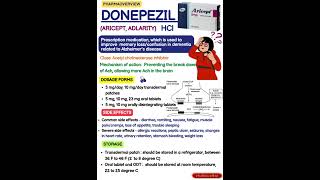 What is Donopezil amp how it works Reviewshorts [upl. by Kilmarx601]