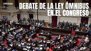 Debate de la Ley Ómnibus en el Congreso tercera sesión [upl. by Alyaj]