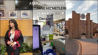 Eczane hizmetleri bölümü Erzurum Atatürk Üniversitesi bölüm zorluğu iş imkanları eczane universe [upl. by Ttocserp]