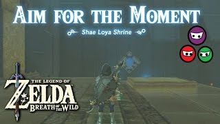 Zelda Breath of the Wild  Shae Loya Shrine  Aim for the Moment  Falcon Bow Location [upl. by Creedon]