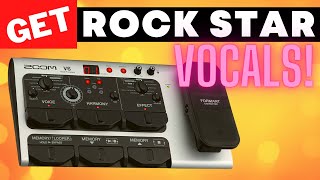 Vocal Effects Pedal Board  The ZOOM V6 [upl. by Elletnohs961]