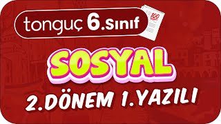 6Sınıf Sosyal 2Dönem 1Yazılıya Hazırlık 📑 2024 [upl. by Snyder]