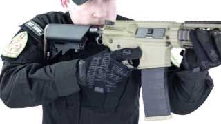 Airsoft Review  GampG CQBS Mini AEG Desert Tan [upl. by Akimed389]