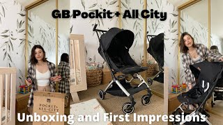 GB Pockit  All City Stroller Unboxing and First Impressions  Compact Stroller  Travel Stroller [upl. by Nylrad165]