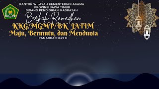 Siswa Madrasah Berceramah dan Bertadarus  KKGMGMPMGBK Kemenag Jatim 11 [upl. by Anilosi432]