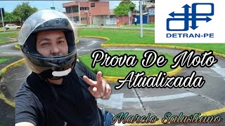 Prova Prática de Moto DETRANPE  Atualizada  MS [upl. by Tniassuot781]