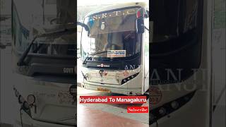 Hederabad To Mangaluru Ambari Sleeper Bus shorts buslover bus ytshorts [upl. by Clute]