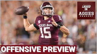 Texas AampM Football 2024 Offensive Preview  Texas AampM Football Podcast [upl. by Annekcm]