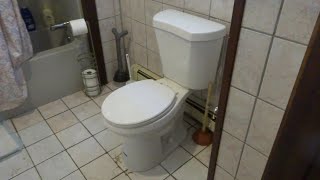 TOILET LEAKING BADLY TOTAL HACK JOB FROM HELL [upl. by Naie]