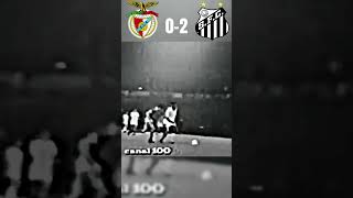 Benfica vs Santos Pelé prime vs Eusébio 🔥🔥🔥🤩💯 football pele eusébio retro [upl. by Haymes]