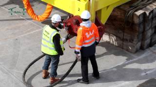 SAL MV Lone Installing Tidal Turbine [upl. by Zennie727]