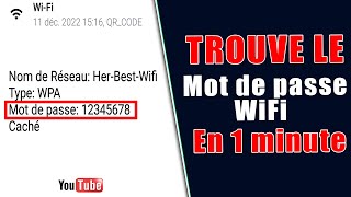 Comment trouver le mot de passe dun réseau wifi [upl. by Anawik625]