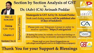 Chapter  3  Section  7 to 11 of CGST Act [upl. by Yelrac36]