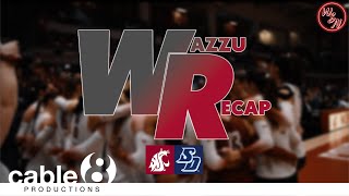 WSU Volleyball VS University of San Diego  Wazzu Recap [upl. by Roda]