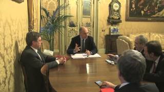 Vertice a Palazzo Chigi con i ministri Saccomanni e Giovannini [upl. by Groscr631]