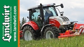 Steyr Profi CVT  landwirtcom [upl. by Winshell]