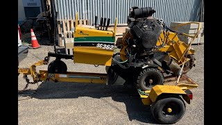 2016 Vermeer SC362 SelfPropelled Stump Grinder demo [upl. by Gorga192]