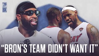 Dwyane Wade Keeps it REAL About the Internal Difficulty with Miami Heat Big 3 [upl. by Amoeji168]