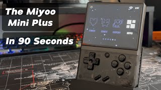 Miyoo Mini Plus in 90 seconds  Bytesized consoles [upl. by Kylah]