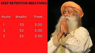 Guided Wim Hof Method Feat Sadhguru [upl. by Kilmarx483]