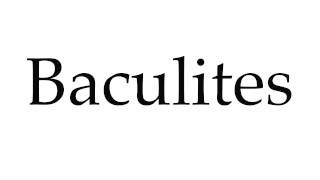 How to Pronounce Baculites [upl. by Ahsin]