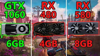 GTX 1060 VS RX 480 VS RX 580  8 Games tested on 1080P [upl. by Anawik]