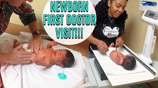 Newbornss First Doctor Visit VLOG22 [upl. by Trudnak936]