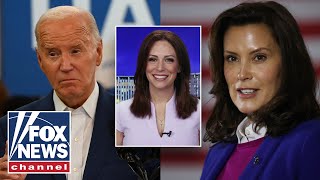 Wheres the loyalty Tudor Dixon questions Gov Whitmers absence from Biden rally [upl. by Llemert]