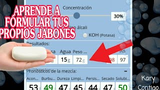 ¿CÓMO USAR LA CALCULADORA PARA JABONES SAPONIFICADOS [upl. by Kerwin]