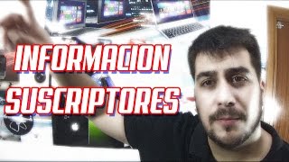 INFORMACIÓN IMPORTANTE PARA SUSCRIPTORES [upl. by Kimbra]